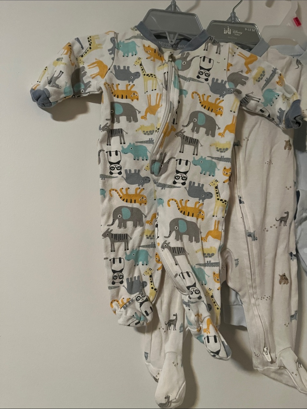 5 Footed Zipper Baby One-Piece with Playful Prints - Picture 4 of 6